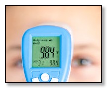 Check Employee Temperature Daily COVID screen